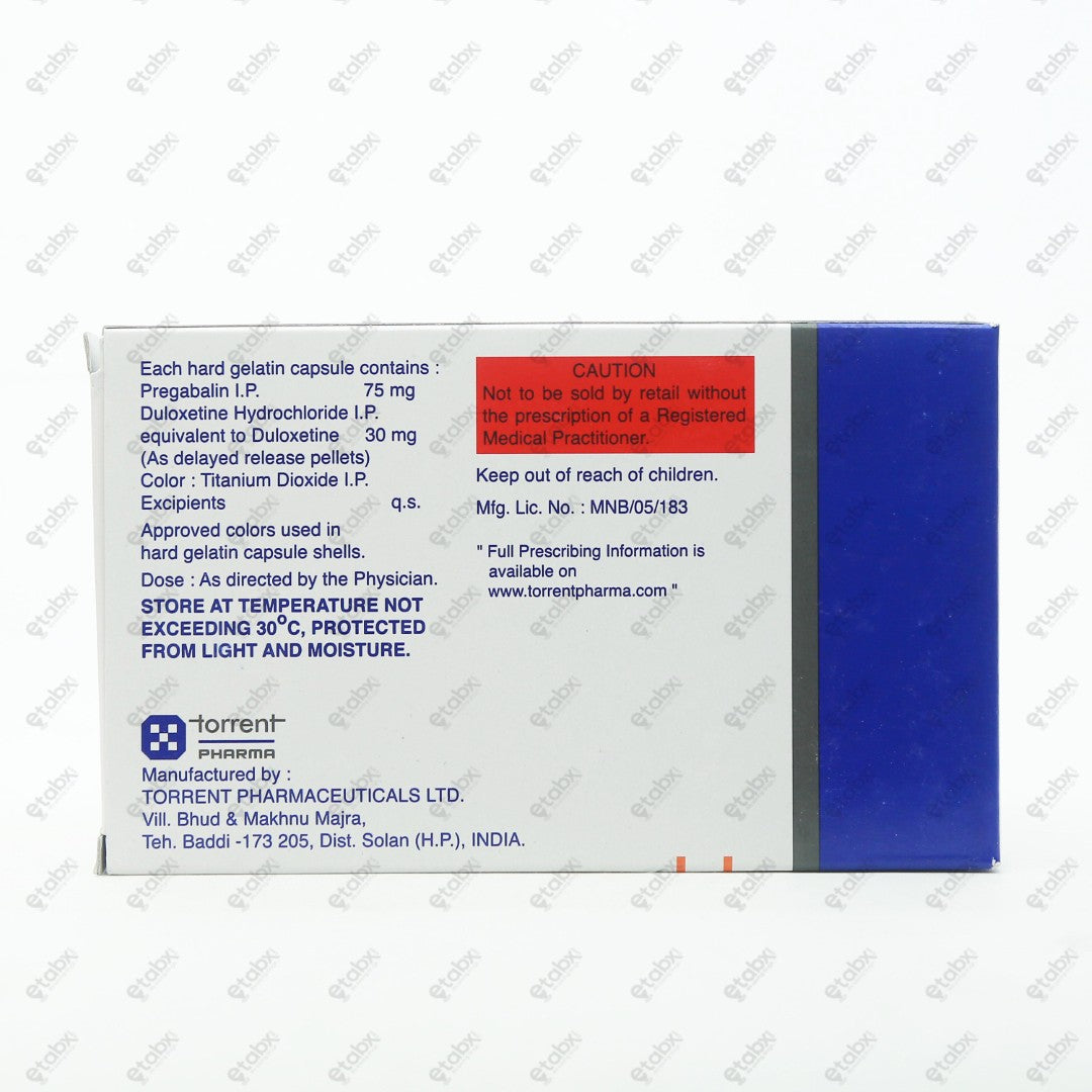 PREGEB D 75/30 Capsule 10's