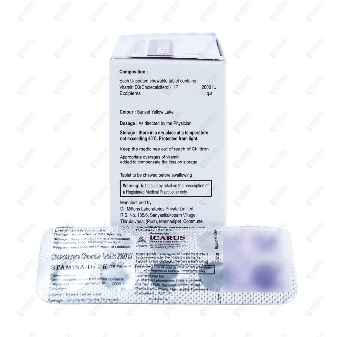 Stamina D3 2K 10 Tablets