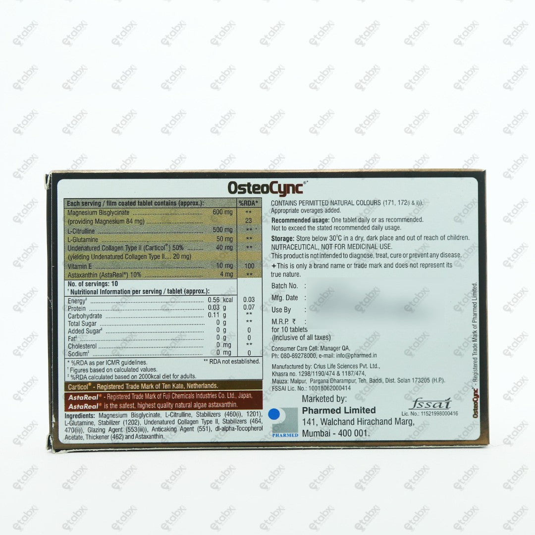 Osteocync Tablet 10's