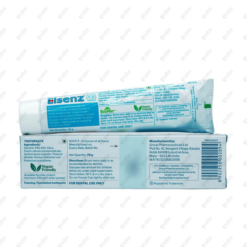 ELSENZ TOOTHPASTE 70GM