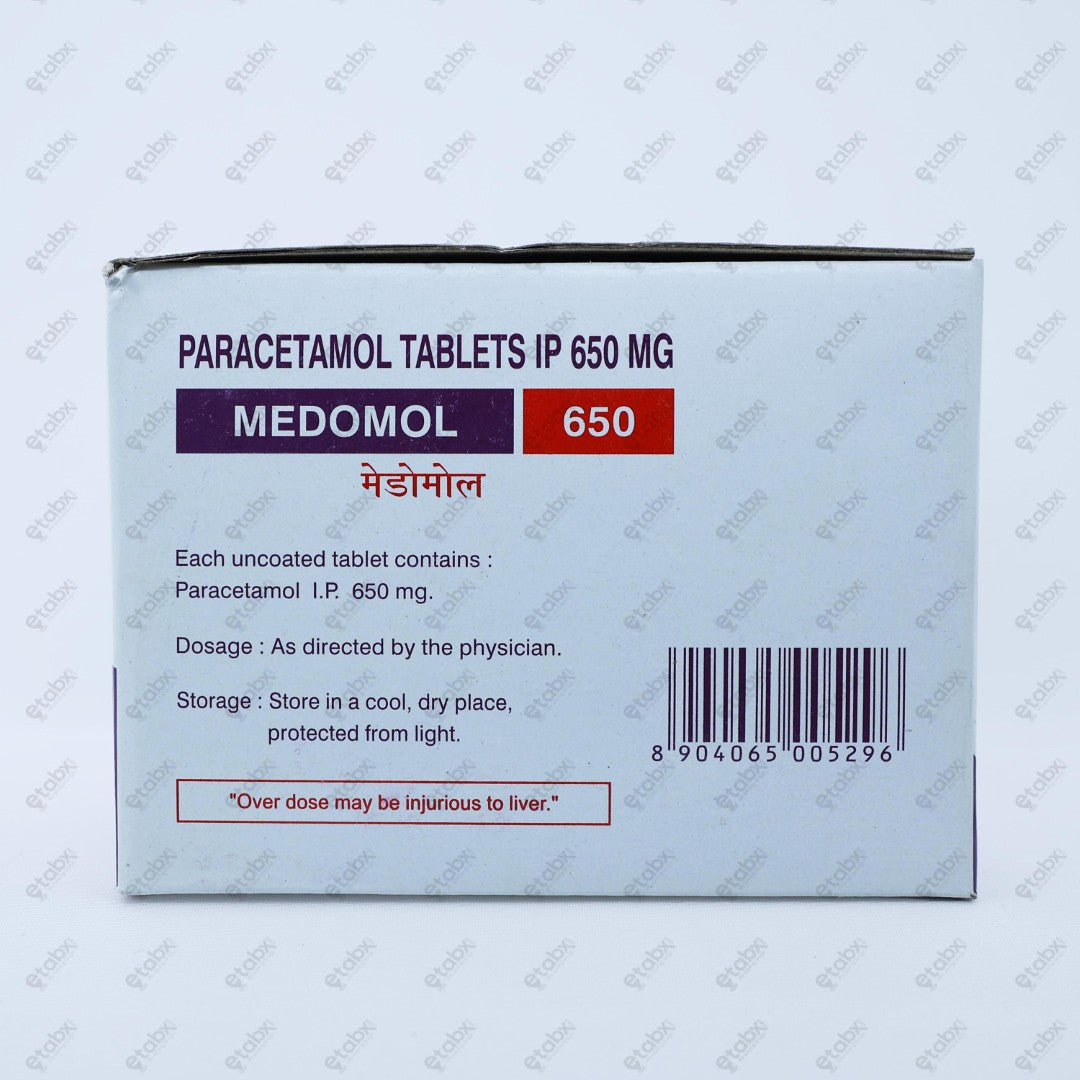 Medomol 650mg Tablet 15's