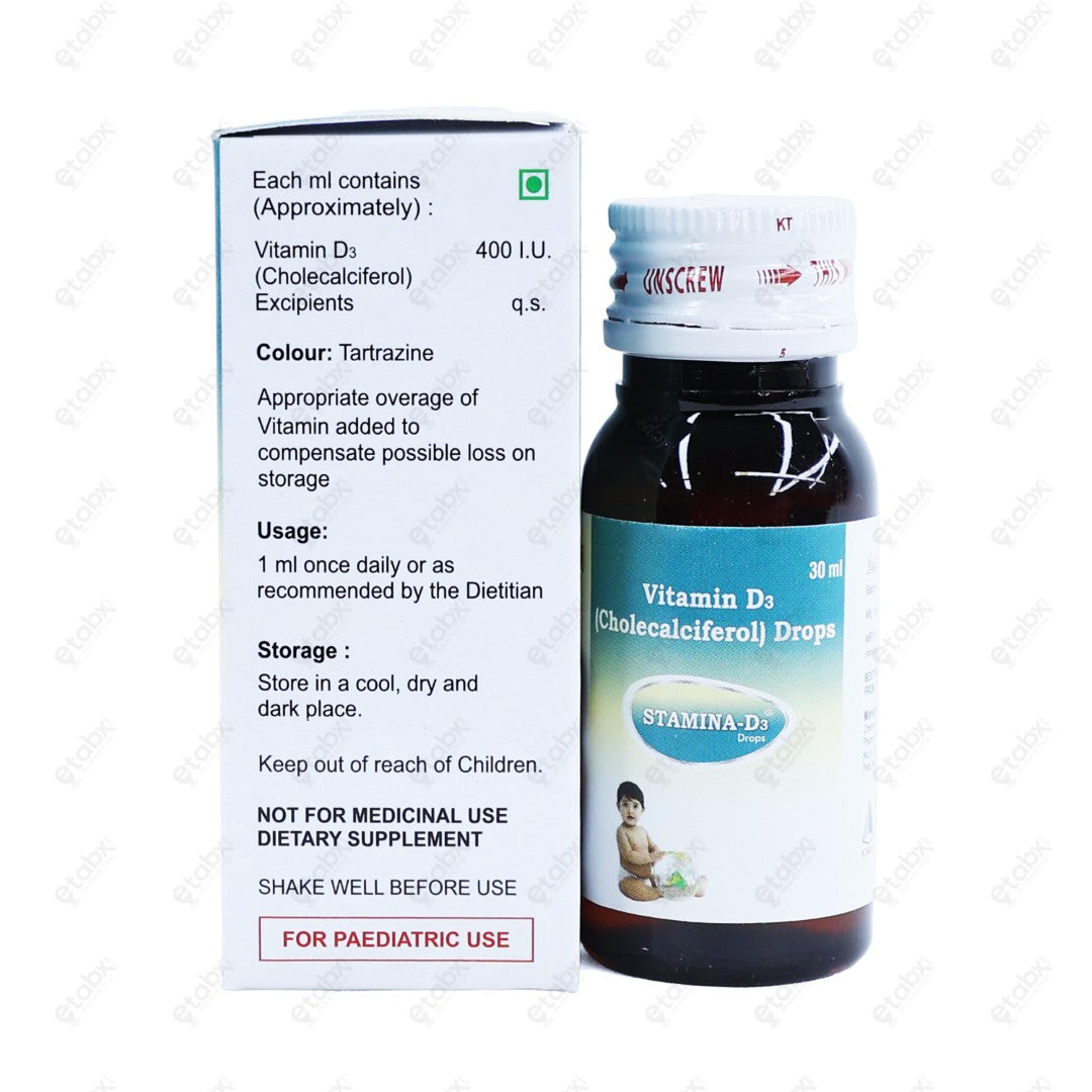 Stamina D3 Drops 30ml