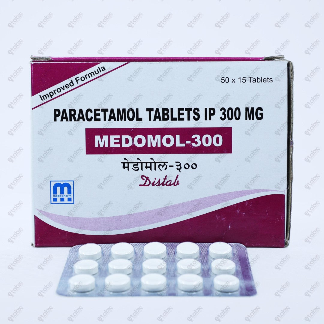 Medomol 300mg Dispersible Tablet 15's