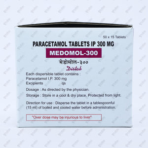Medomol 300mg Dispersible Tablet 15's