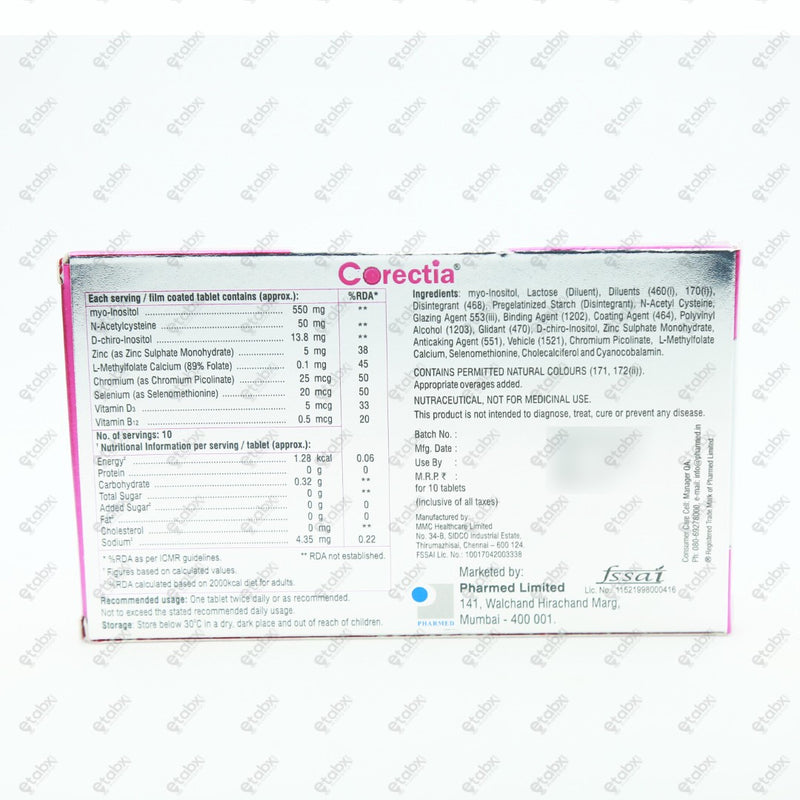 Corectia Tablet 10's