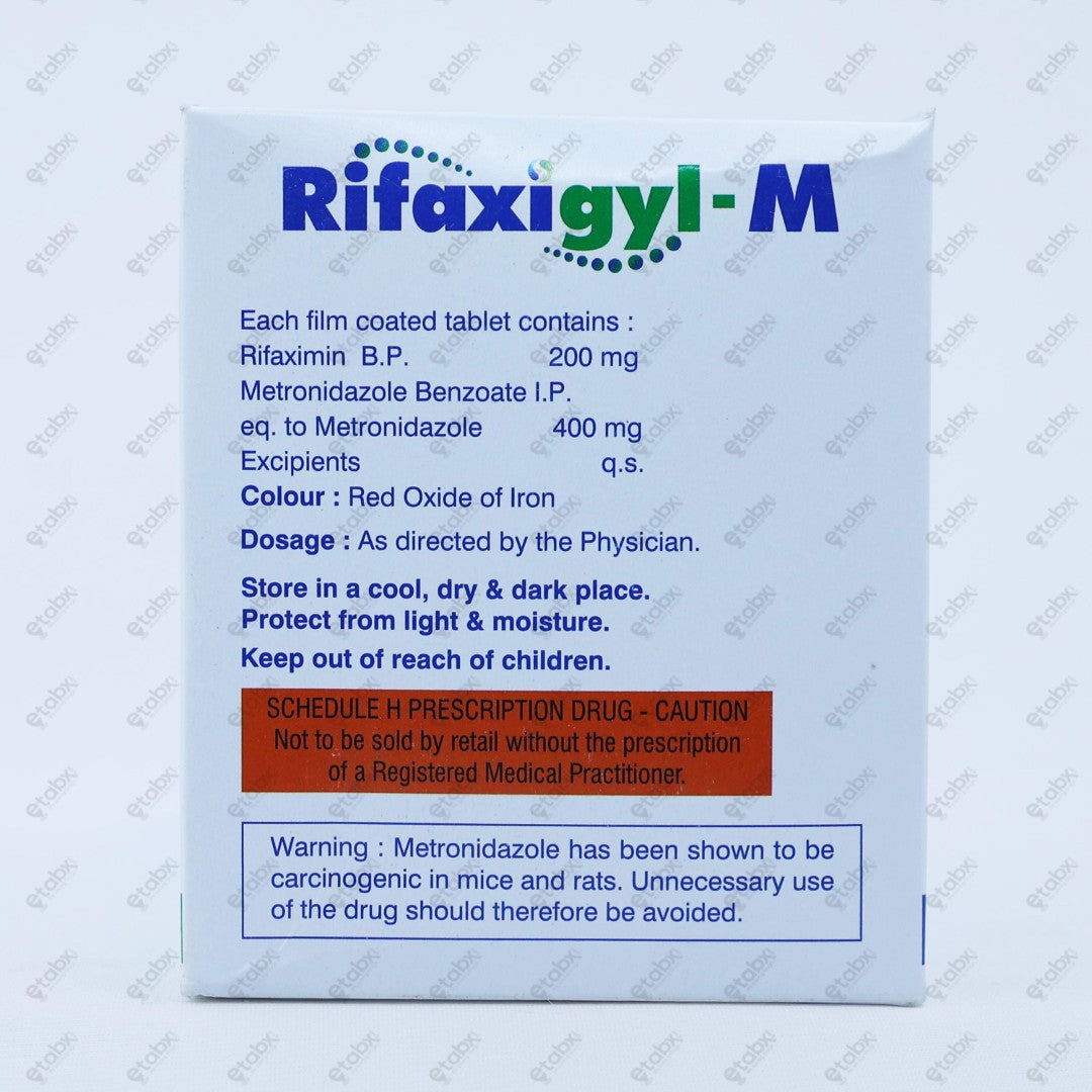 RIFAXIGYL M Tablet 10's
