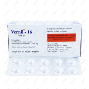 Vernil 16mg Tablet 10's