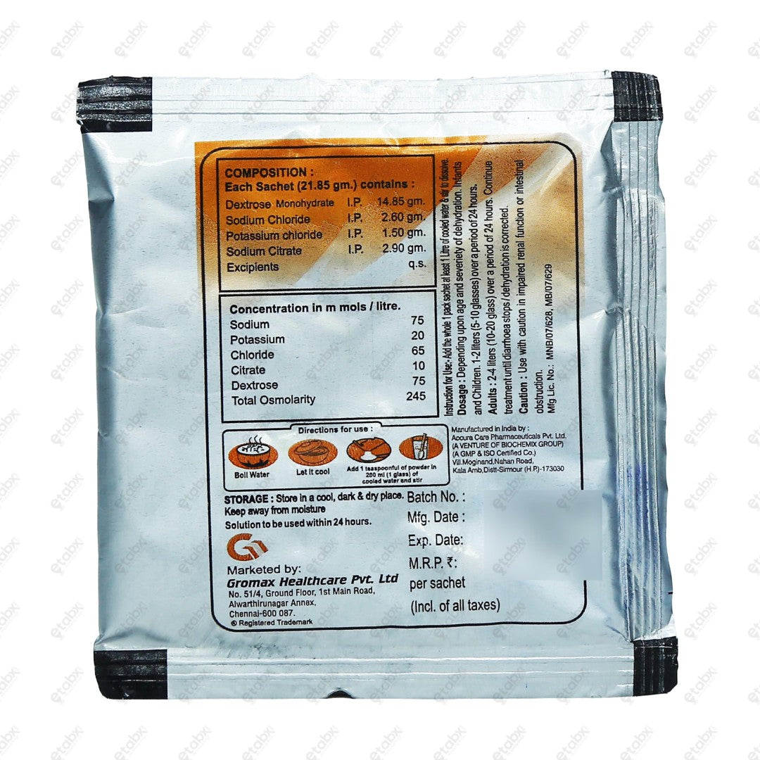 GR ORS Sachet 21.8gm 1's