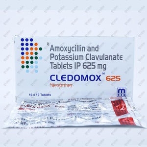 CLEDOMOX 625mg Amoxicillin + Clavulanic Acid Tablets (10's)