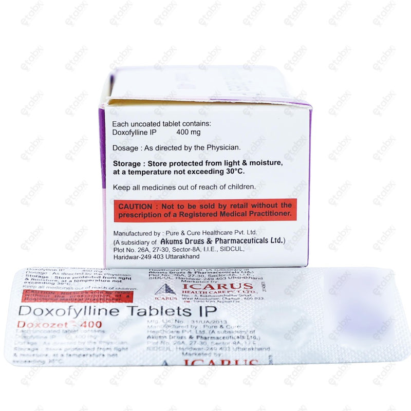 Doxozet 400mg Tablet 10's