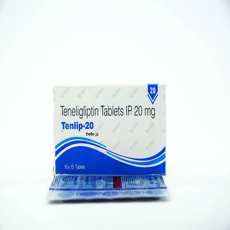 Tenlip 20mg Tablets 15's – Diabetes Treatment Tablets