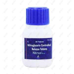 NITRUS CR 2.6mg Tablets (30's)