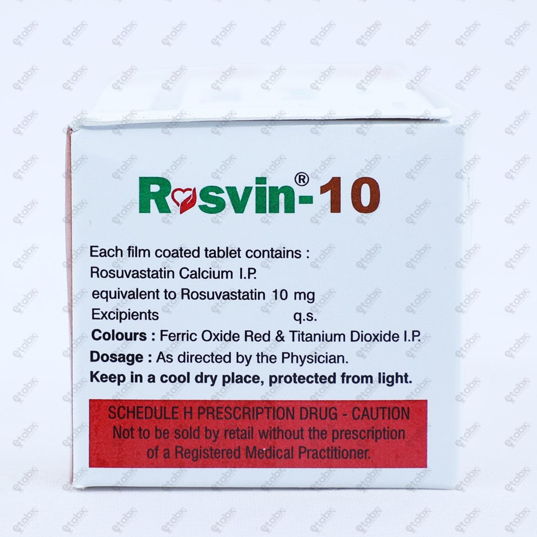 Rosvin 10mg Tablets 10's