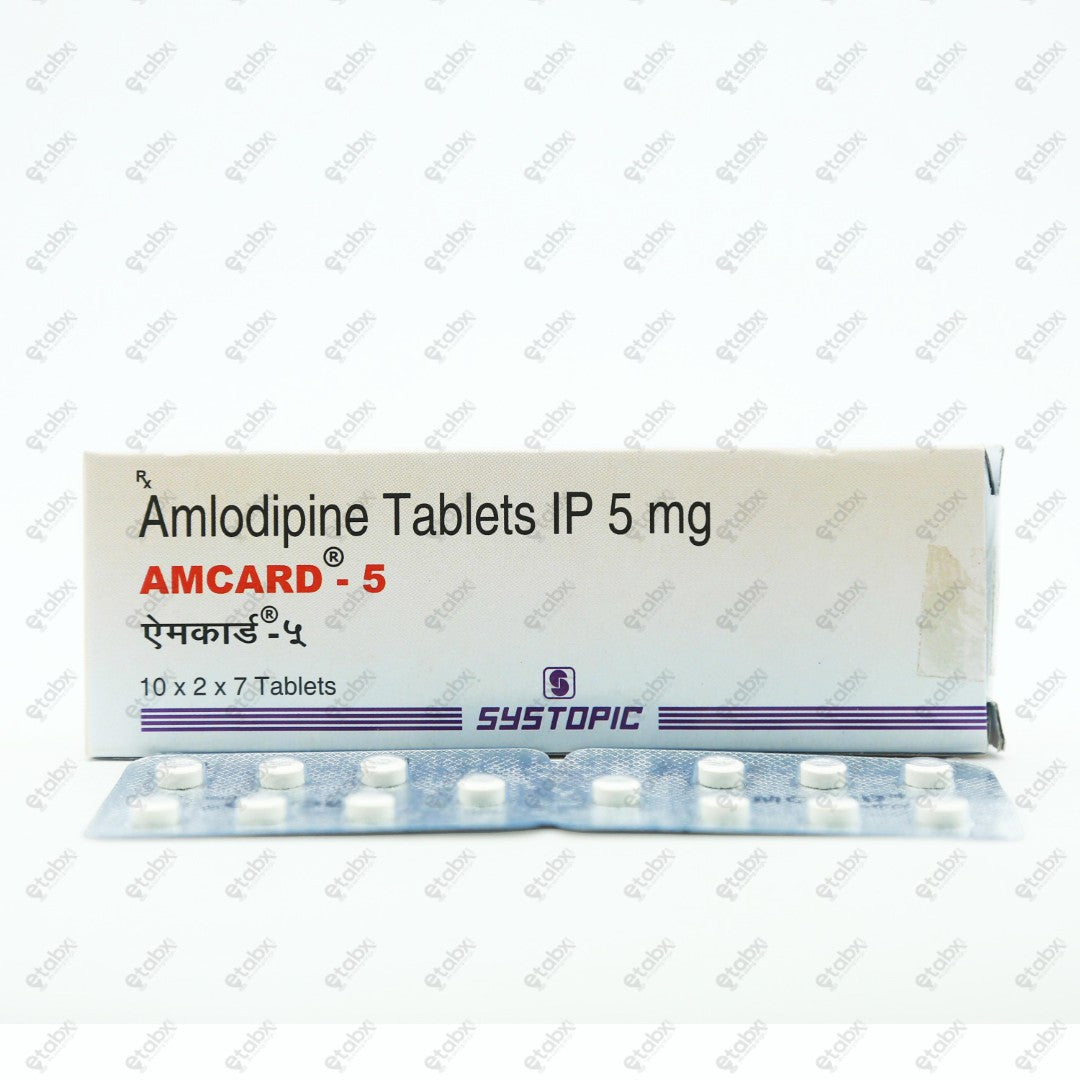 AMCARD 5mg Tablet 7's