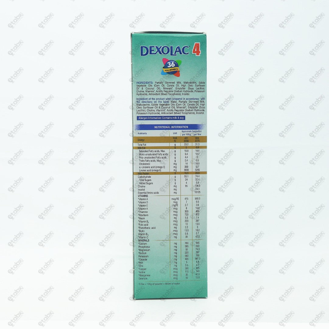Dexolac 4 Infant Formula 400GM Refill