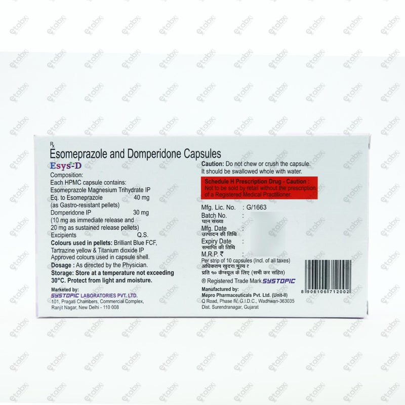 ESYS D Capsule 10's