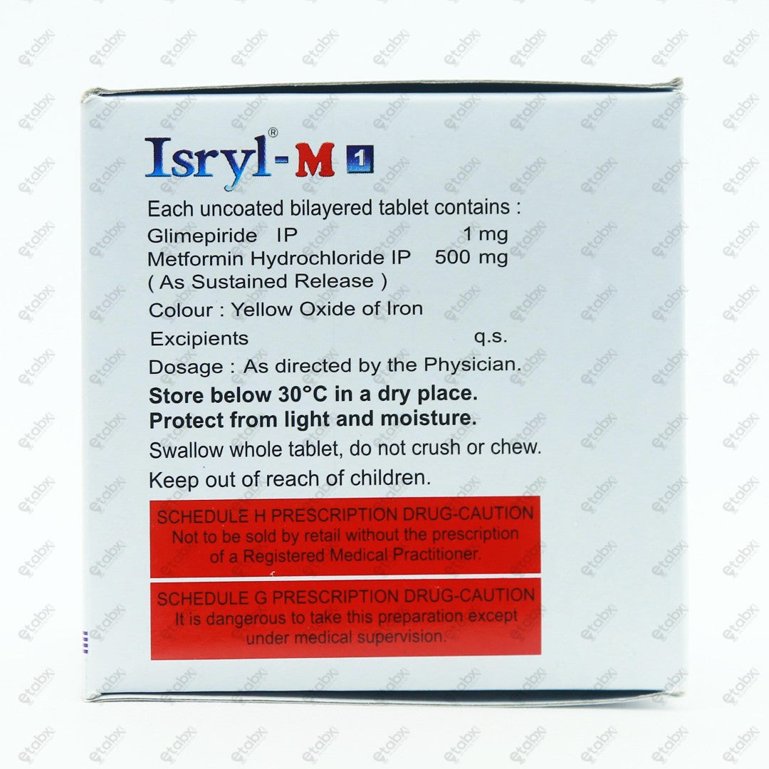Isryl M1 Tablet 15's