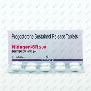Nidagen SR 200 Tablet 10's