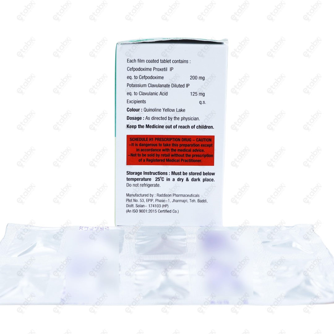 Cepotus CV 200mg Tablet 10's