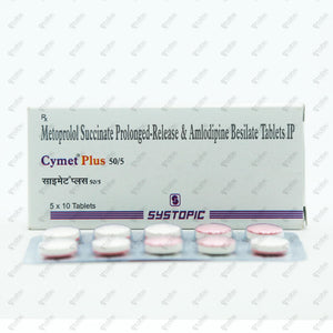 Cymet Plus 50/5 Tablets 10's