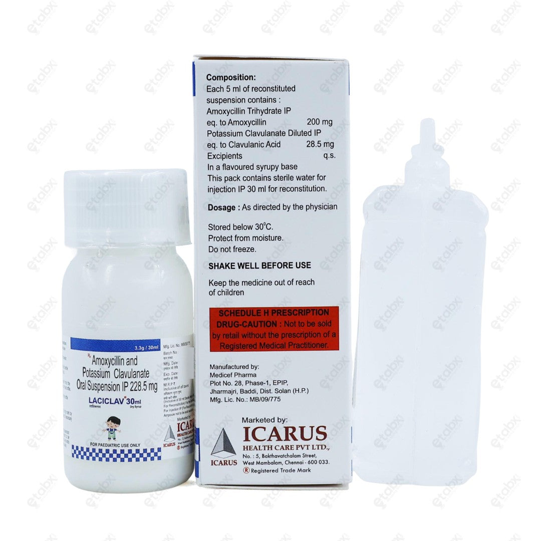 Laciclav Dry Syrup 30ml
