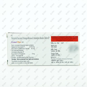 Cymet Plus 50/5 Tablets 10's