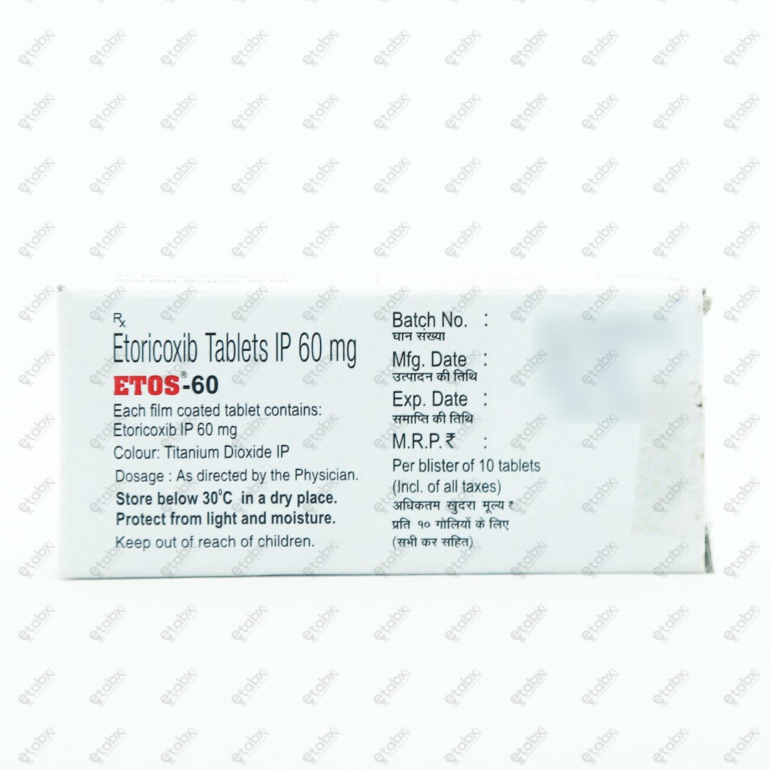 ETOS 60 Tablet 10's