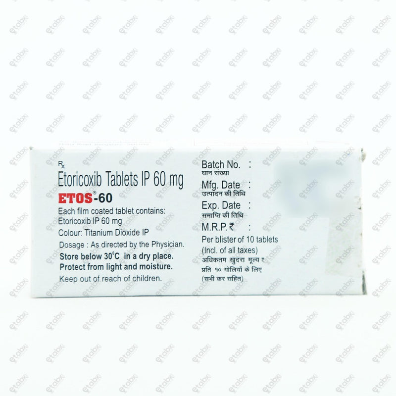 ETOS 60 Tablet 10's