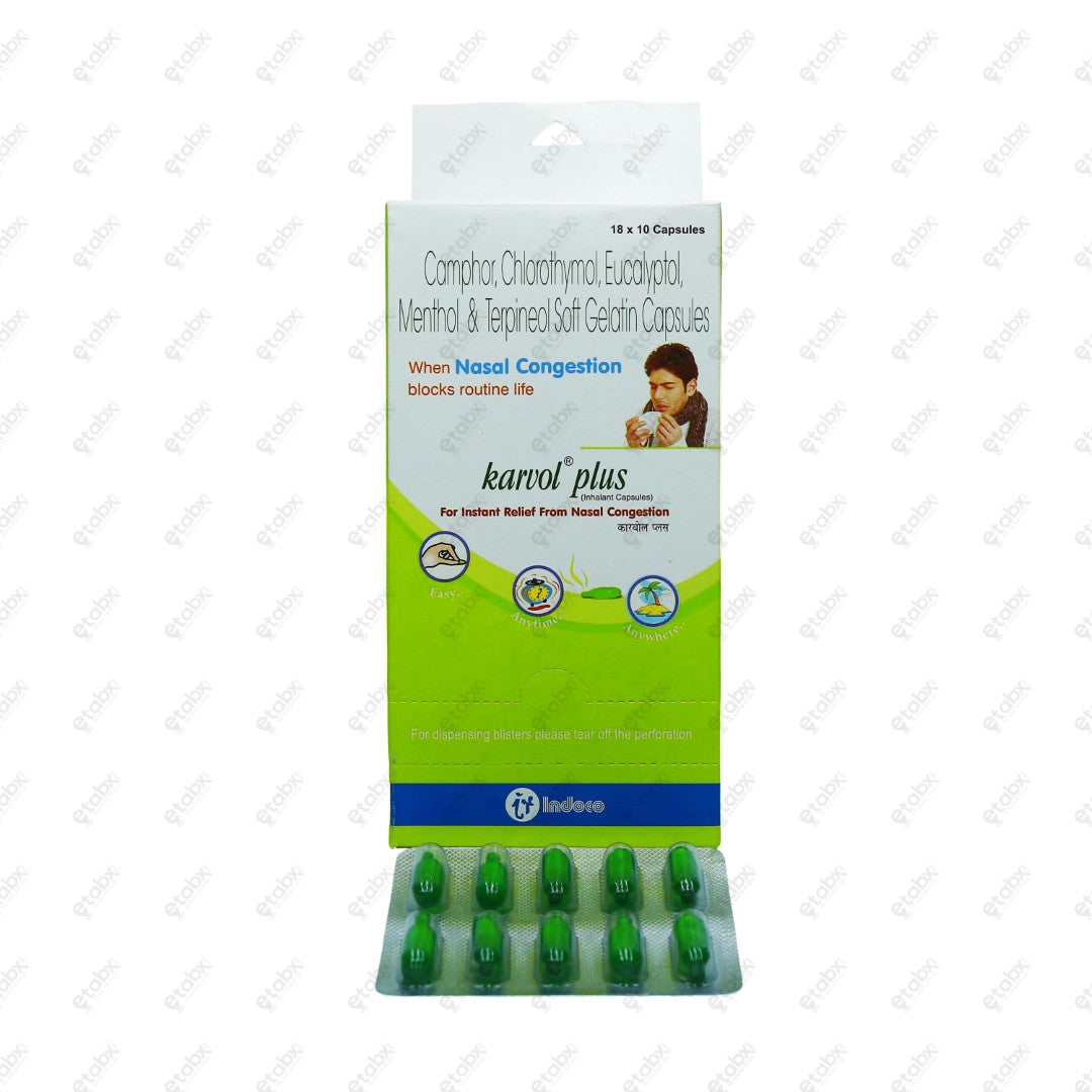 Karvol Plus Capsule 10's