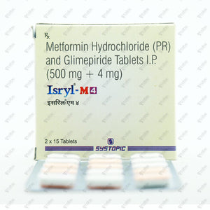 ISRYL M4 Tablet 15's