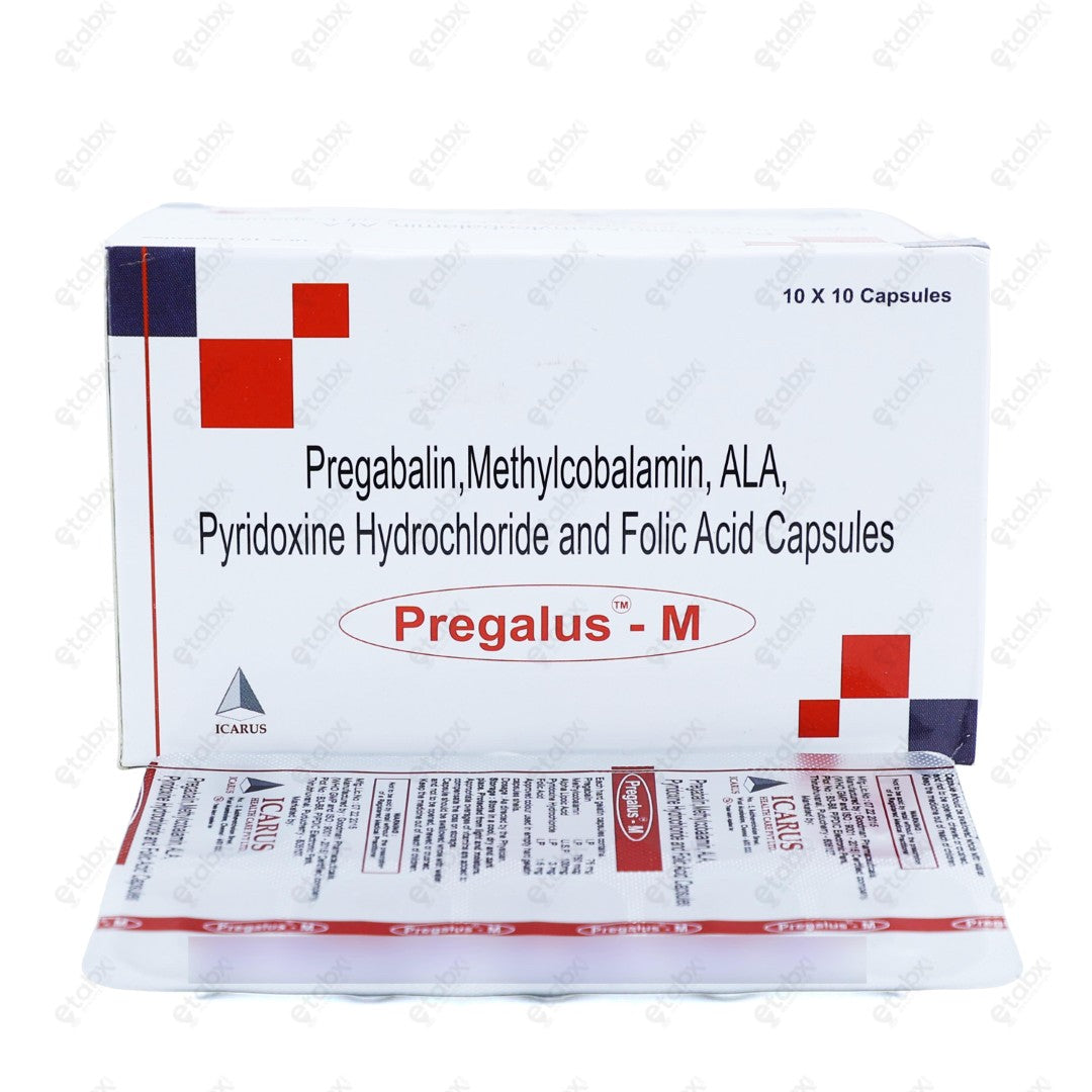 Pregalus M Capsules 10's