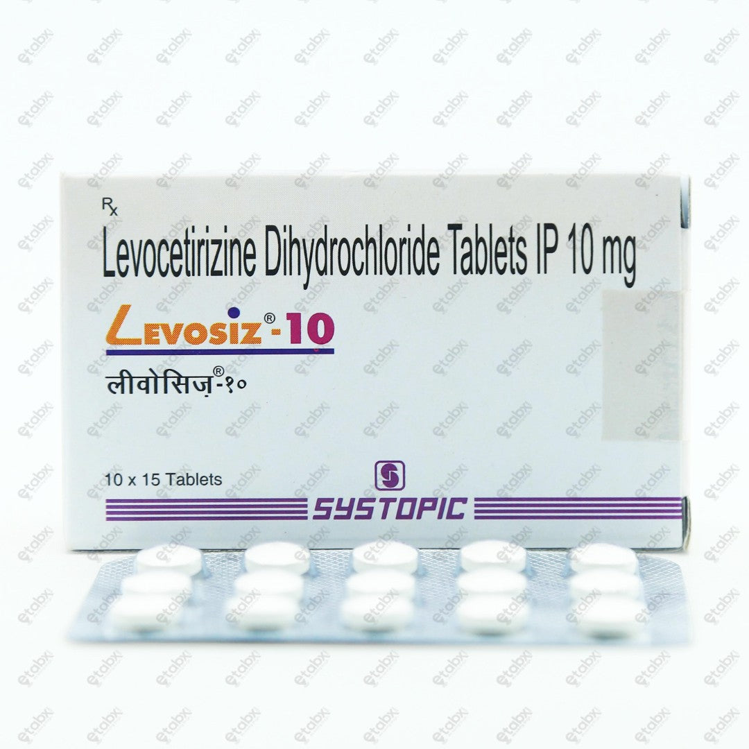 Levosiz 10mg Tablet 15's