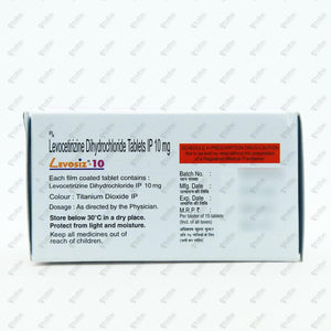 Levosiz 10mg Tablet 15's