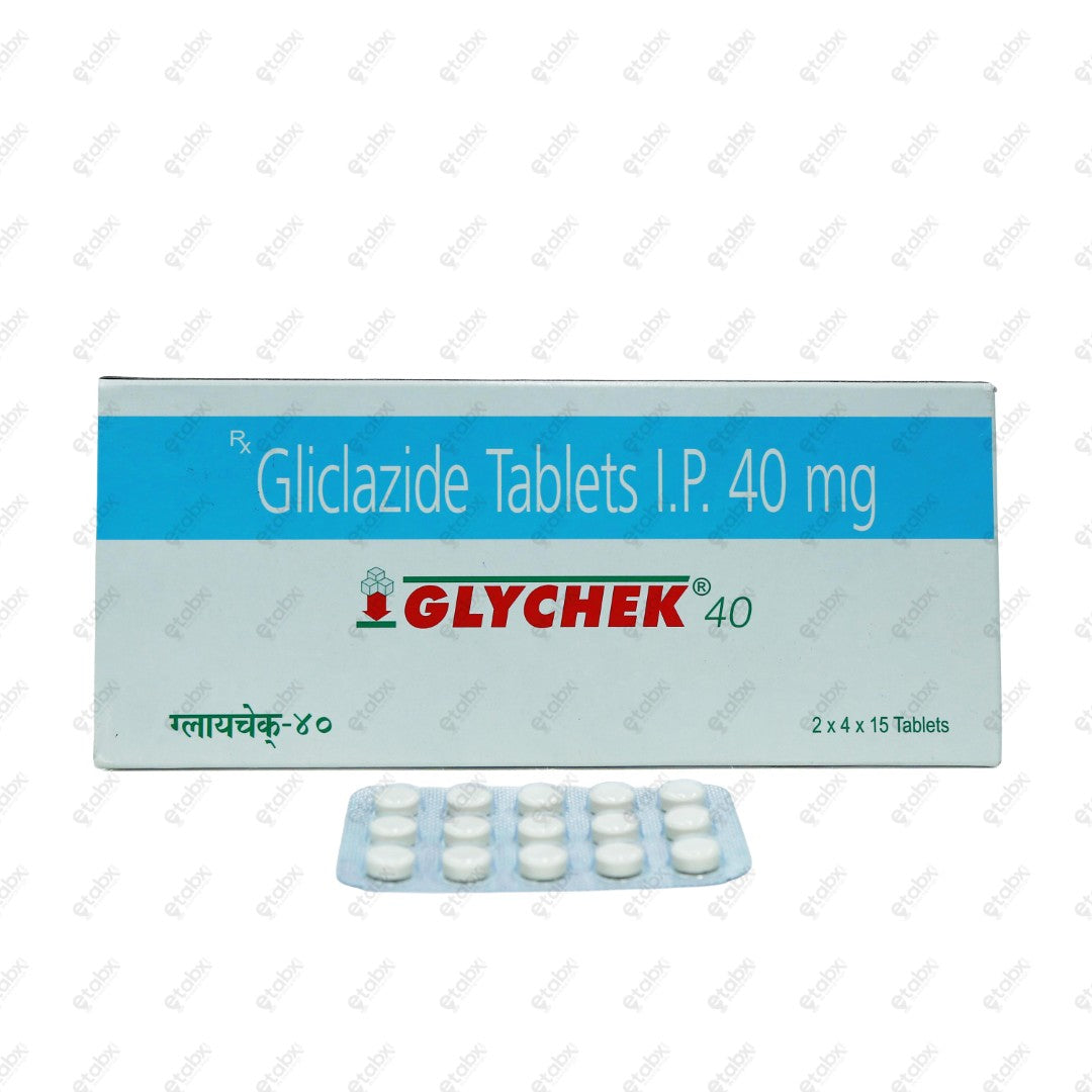 Glychek 40mg Tablet 15's