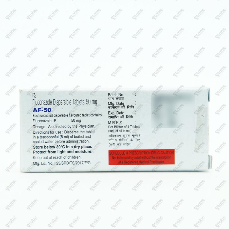 AF 50 Tablets 4's