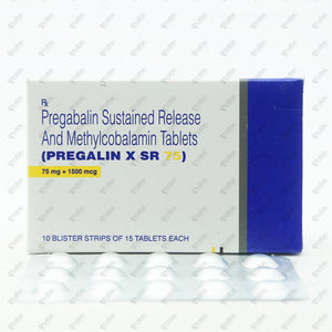 Pregalin X SR 75mg Tablets 15s