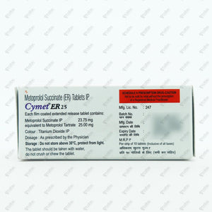 Cymet ER-25 Tablet 10's