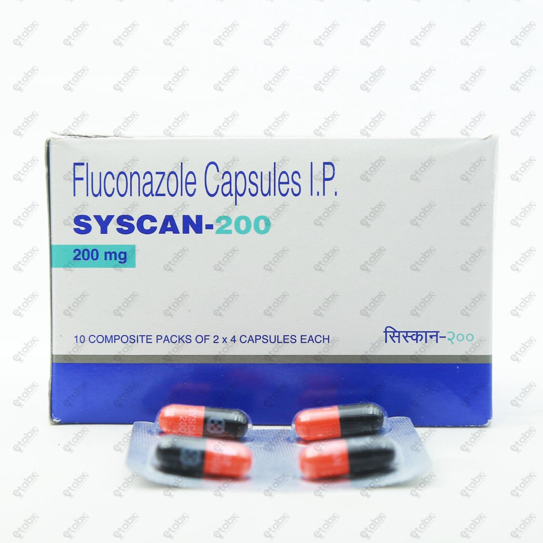 Syscan 200mg Capsule 4's