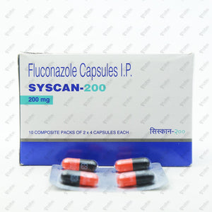 Syscan 200mg Capsule 4's