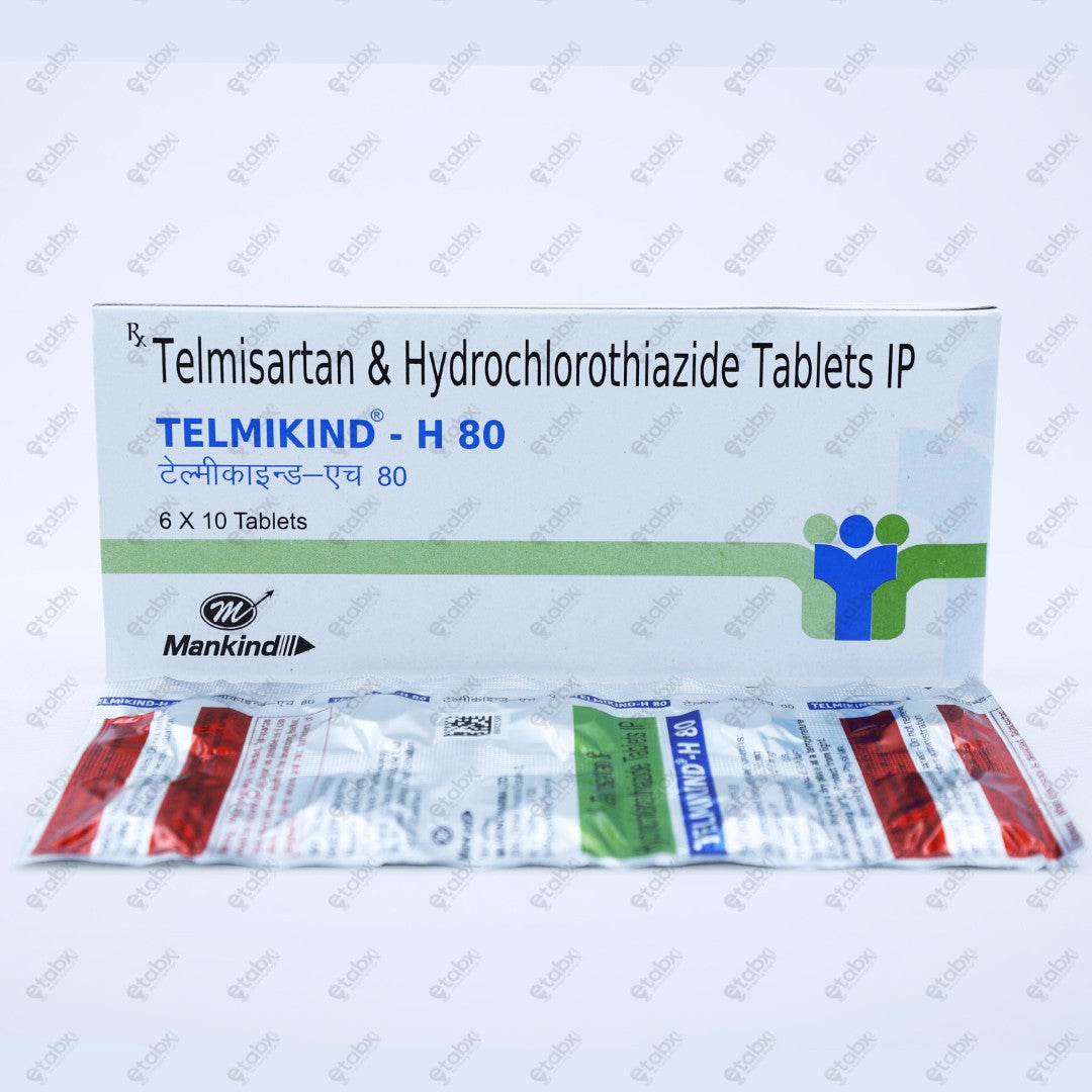 Telmikind H 80 Tablet