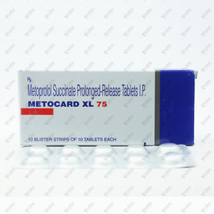 Metocard XL 75mg Tablet 10's