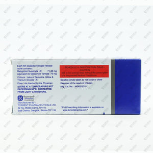Metocard XL 75mg Tablet 10's