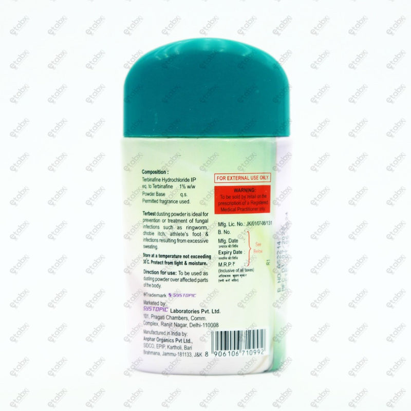 Terbest Dusting Powder 50gm