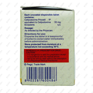 Oxipod 50mg DT 10's