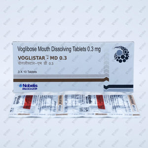 VOGLISTAR MD 0.3mg Tablet 15's