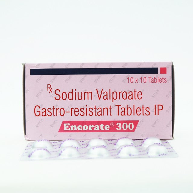 Encorate 300mg Tablet 10's - Antiepileptic