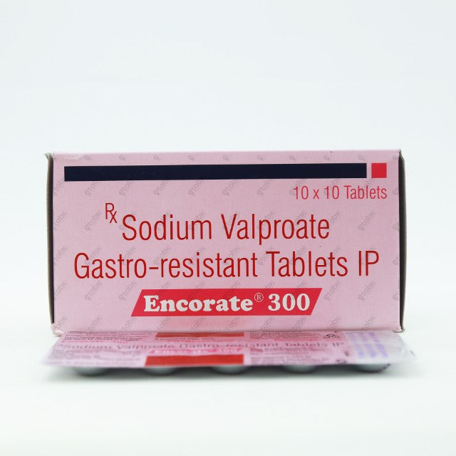 Encorate 300mg Tablet 10's - Antiepileptic