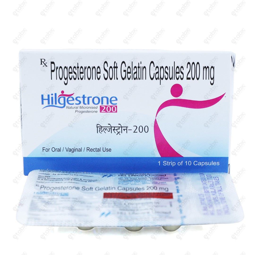 Hilgestrone 200mg Capsule 10's