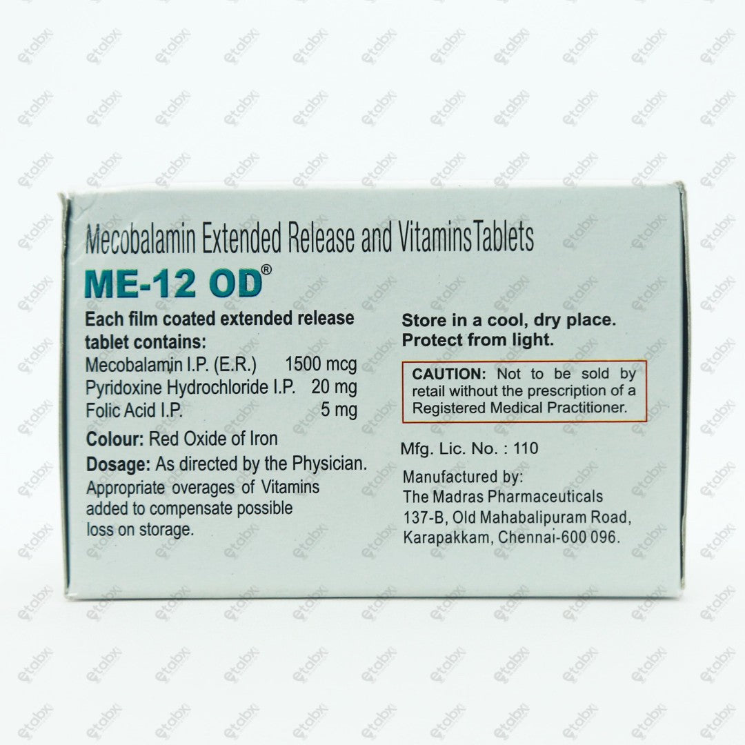 ME 12 OD Tablet 15's