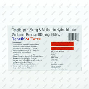 Tenefit M Forte 10'S